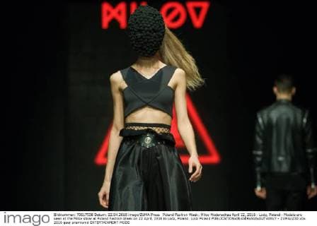 Poland Fashion Week: Milov Modenschau April 22, 2016 - Lodz, Poland - Models are seen at the Milov show at Poland Fashion Week on 22 April, 2016 in Lodz, Poland. Lodz Poland  - ZUMAn230
