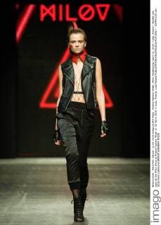 Poland Fashion Week: Milov Modenschau April 22, 2016 - Lodz, Poland - Models are seen at the Milov show at Poland Fashion Week on 22 April, 2016 in Lodz, Poland. Lodz Poland  - ZUMAn230