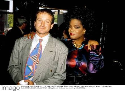 F5429.ROBIN WILLIAMS AND OPRAH WINFREY. ROBERT LANDAU 1988 - ZUMAg49_