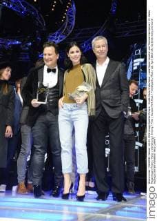 Guido Maria Kretschmar, Lena Meyer-Landrut und Thomas Hermanns 19. Radio Regenbogen Award Party Verleihung Ehrung Preis Europa-Park Rust Freizeitpark Rust 22. April 2016