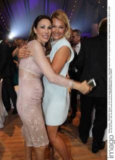 Franziska van Almsick mit Dagmar Koegel, Radio Regenbogen Award 2016 in Rust am 22.04.2016