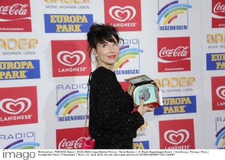 Meret Becker 19. Radio Regenbogen Award Verleihung Ehrung Preis Europa-Park Rust Freizeitpark Rust 22. April 2016