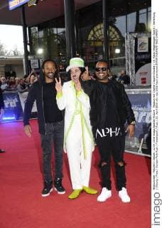 Madcon mit Charlie Chaplin-Double 19. Radio Regenbogen Award Verleihung Ehrung Preis Europa-Park Rust Freizeitpark Rust 22. April 2016