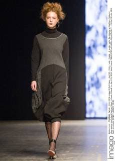 April 22, 2016 - Lodz, Poland - A model walks the runway at the Mara Gibbucci show during the Poland Fashion Week, in Lodz, Poland, on April 22, 2016. Lodz Poland  - ZUMAn230