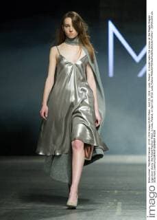 April 22, 2016 - Lodz, Poland - A model walks the runway at the Magda Stepien Lyga show during the Poland Fashion Week, in Lodz, Poland, on April 22, 2016. Lodz Poland  - ZUMAn230