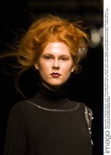 April 22, 2016 - Lodz, Poland - A model walks the runway at the Mara Gibbucci show during the Poland Fashion Week, in Lodz, Poland, on April 22, 2016. Lodz Poland  - ZUMAn230
