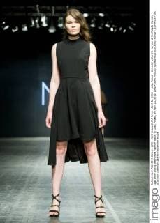 April 22, 2016 - Lodz, Poland - A model walks the runway at the Magda Stepien Lyga show during the Poland Fashion Week, in Lodz, Poland, on April 22, 2016. Lodz Poland  - ZUMAn230