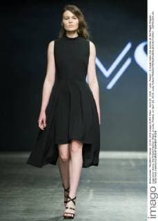 April 22, 2016 - Lodz, Poland - A model walks the runway at the Magda Stepien Lyga show during the Poland Fashion Week, in Lodz, Poland, on April 22, 2016. Lodz Poland  - ZUMAn230