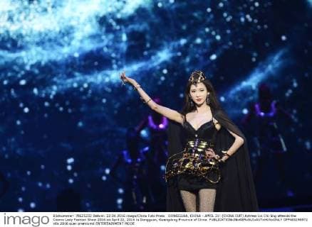 DONGGUAN, CHINA - APRIL 22: (CHINA OUT) Actress Lin Chi-ling attends the Cosmo Lady Fashion Show 2016 on April 22, 2016 in Dongguan, Guangdong Province of China.  CFP483296972