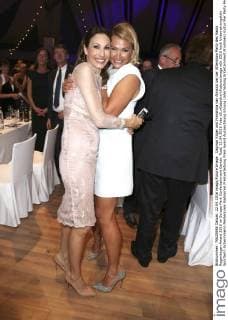 Dagmar Kögel und Franziska van Almsick bei der Aftershow Party des Radio Regenbogen Award 2016 im Europa-Park Confertainment Center. Rust, 22.04.2016 Foto:xS.xGabschx xFuturexImage
