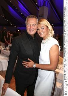 Franziska van Almsick mit Lebensgefährte Jürgen B. Harder bei der Aftershow Party des Radio Regenbogen Award 2016 im Europa-Park Confertainment Center. Rust, 22.04.2016 Foto:xS.xGabschx xFuturexImage