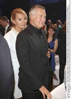 Franziska van Almsick mit Lebensgefährte Jürgen B. Harder bei der Aftershow Party des Radio Regenbogen Award 2016 im Europa-Park Confertainment Center. Rust, 22.04.2016 Foto:xS.xGabschx xFuturexImage