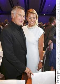 Franziska van Almsick mit Lebensgefährte Jürgen B. Harder bei der Aftershow Party des Radio Regenbogen Award 2016 im Europa-Park Confertainment Center. Rust, 22.04.2016 Foto:xS.xGabschx xFuturexImage
