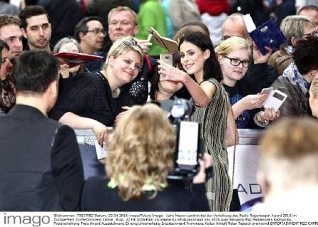 Lena Meyer-Landrut bei der Verleihung des Radio Regenbogen Award 2016 im Europa-Park Confertainment Center. Rust, 22.04.2016 Foto:xS.xGabschx xFuturexImage