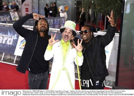 Madcon bei der Verleihung des Radio Regenbogen Award 2016 im Europa-Park Confertainment Center. Rust, 22.04.2016 Foto:xS.xGabschx xFuturexImage