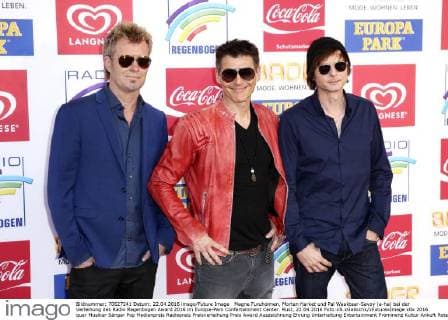 Magne Furuholmen, Morten Harket und Pal Waaktaar-Savoy (a-ha) bei der Verleihung des Radio Regenbogen Award 2016 im Europa-Park Confertainment Center. Rust, 22.04.2016 Foto:xS.xGabschx xFuturexImage