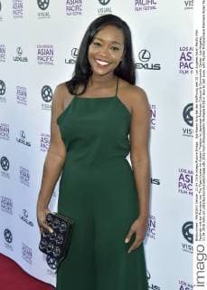 Aja Naomi King bei der Eröffnung des 32. Los Angeles Asian Pacific Film Festivals mit der Premiere von The Tiger Hunter im Aratani Theatre im Japanese American Cultural & Community Center. Los Angeles, 21.04.2016 Foto:xD.xStarbuckx xFuturexImage