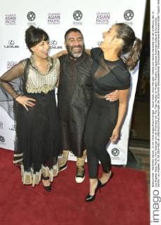 Sonal Shah, Actor Parvesh Cheena und Janina Gavankar bei der Eröffnung des 32. Los Angeles Asian Pacific Film Festivals mit der Premiere von The Tiger Hunter im Aratani Theatre im Japanese American Cultural & Community Center. Los Angeles, 21.04.2016 Foto:xD.xStarbuckx xFuturexImage