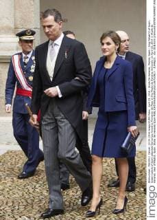 April 23, 2016 - Alcala De Henares, Madrid, Spain - King Felipe VI of Spain, Queen Letizia of Spain attended Cervantes Award to Fernando del Paso at the Alcala de Henares University on April 23, 2016 in Alcala de Henares, near of Madrid, Spain. Alcala De Henares Spain  - ZUMAg15_
