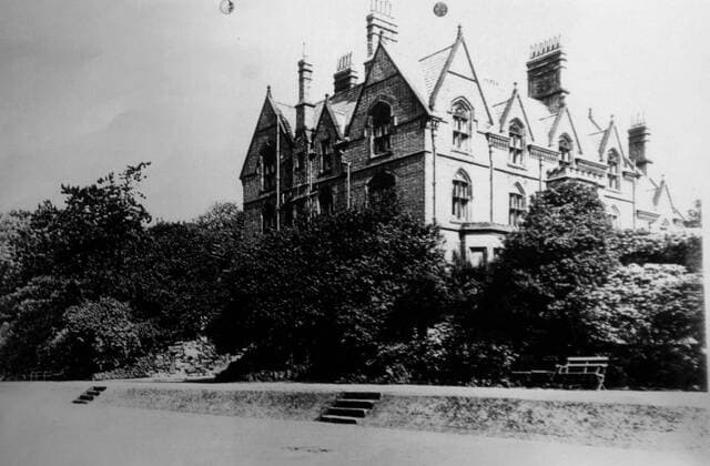 FILE PHOTO - The original mansion when John Lennon used to play there as a child. It was eventually turned into a Children s home and then the Salvation Army turned it into a retirement home. The children s home which replaced the old mansion at Strawberry Field in Liverpool, has had the old gates taken away for storage by the owners, the Salvation Army. This has caused uproar in the Liverpool community because the old gates were renovated and painted 6 months ago. Strawberry Field was immortalized by the Beatles in their song Strawberry Fields Forever and is where the original mansion stood where John Lennon used to play as a child. - ZUMAm23_