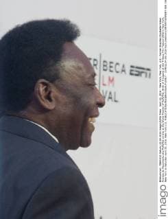 April 23, 2016 - New York, New York, U.S - Former Brazilian Footballer Edson Arantes do Nascimento aka PelÃƒÂ© arrives at the World Premier of PelÃƒÂ©: Birth of A Legend at the Tribeca Film Festival 2016 in New York, New York on Saturday April 23, 2016. New York U.S. - ZUMAp124