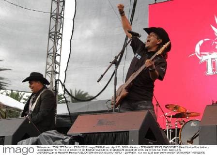 April 23, 2016 - Mexico - E23041622.JPG.CIUDAD MEXICO MusicMusica-Vive Latino.- La agrupacion Tex Tex en la edicion 17 del Festival Vive Latino, el sabado 23 de abril de 2016, en el Foro Sol. Foto: Agencia EL UNIVERSALCarlos MejiaJMA Mexico  - ZUMAu78_