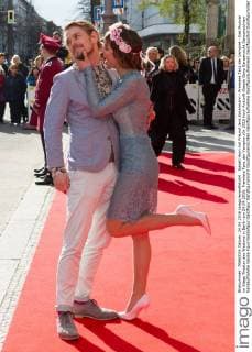Isabell Horn mit Freund Jens Ackermann - Premiere Tanz der Vampire - Das Musical im Stage Theater des Westens in Berlin am 24.04.2016. Premiere Tanz der Vampire
