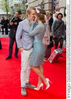 Isabell Horn mit Freund Jens Ackermann - Premiere Tanz der Vampire - Das Musical im Stage Theater des Westens in Berlin am 24.04.2016. Premiere Tanz der Vampire