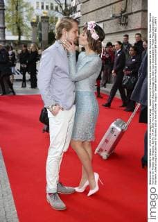 Isabell Horn mit Freund Jens Ackermann bei der Premiere des Musicals Tanz der Vampire im Theater des Westens. Berlin, 24.04.2016 Foto:xS.xGabschx xFuturexImage