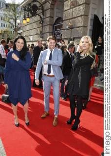 Minu Barati Fischer und Raul Richter mit Freundin Valentina Pahde bei der Premiere des Musicals Tanz der Vampire im Theater des Westens. Berlin, 24.04.2016 Foto:xS.xGabschx xFuturexImage