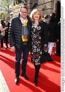 Nanna Kuckuck mit Mann Dirk Ullmann bei der Premiere des Musicals Tanz der Vampire im Theater des Westens. Berlin, 24.04.2016 Foto:xS.xGabschx xFuturexImage