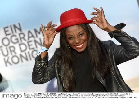 Nikeata Thompson bei der Europapremiere des Kinofilms Ein Hologramm für den König A Hologram for the King im Zoo Palast. Berlin, 24.04.2016 Foto:xC.xNiehausx xFuturexImage