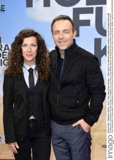 Clelia Sarto mit Ehemann Aleksandar Jovanovic bei der Europapremiere des Kinofilms Ein Hologramm für den König A Hologram for the King im Zoo Palast. Berlin, 24.04.2016 Foto:xFredericx xFuturexImage