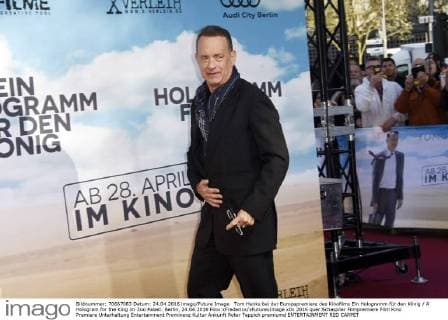 Tom Hanks bei der Europapremiere des Kinofilms Ein Hologramm für den König A Hologram for the King im Zoo Palast. Berlin, 24.04.2016 Foto:xFredericx xFuturexImage
