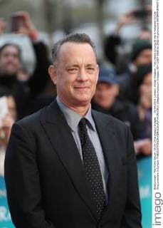 . 25 04 2016. London, United Kingdom. Tom Hanks arriving at the A Hologram for the King premiere in London.  xStephenxLockx xi-Imagesx IIM-12507-0005