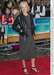 April 25, 2016 - London, London, UK - MARIELLA FROSTRUP attends the UK film premiere of A Hologram For The King. The film is about a failed American businessman looks to recoup his losses by traveling to Saudi Arabia and selling his idea to a wealthy monarch. London, UK. London UK  - ZUMAl94_