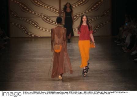 SAO PAULO, Brazil - 25 04 2016: SPFWN41 Lily Sarti during SPFWN41 held at the Biennial Pavilion in S?o Paulo.  Ci?axNeder