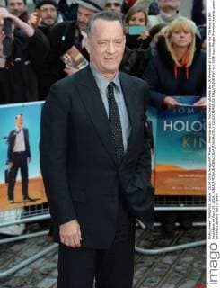 American actor Tom Hanks attends the UK Premiere of A Hologram For The King at BFI Southbank on April 25, 2016.  LON20160425209 PAULxTREADWAY