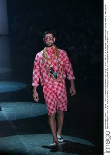 SAO PAULO, Brazil - 04 25 2016: SPFWN41 -Ronaldo Fraga during SPFWN41 held at the Biennial Pavilion in S?o Paulo.  Ci?axNeder