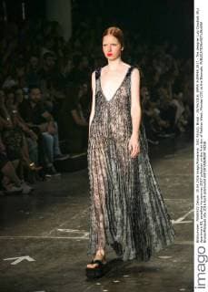 SAO PAULO, Brazil - 25 04 2016: SPFW SUMMER 2017 - The designer Luiz Claudio& 39;s Apartment 03, parading his summer 2017 collection on the first day of Fashion Week, Monday (25) at the Biennale.  BrunaxMarques