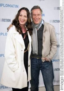 Natalia Wörner und Nico Hofmann bei der Premiere des ARD Fernsehfilms Die Diplomatin - Das Botschaftsattentat in der Bertelsmann Repräsentanz. Berlin, 25.04.2016 Foto:xFredericx xFuturexImage