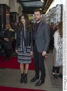 Doctor Faustus Gala Night London UK. Gemma Chan and Jack Whitehall at the Gala Night performance of Doctor Faustus at The Duke Of York s Theatre in London, England on April 25, 2016. LMK386-60226-260416 