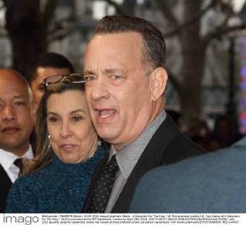 A Hologram For The King - UK film premiere London UK. Tom Hanks at A Hologram For The King - UK film premiere at the BFI Southbank, London on April 25th 2016. LMK73-60227-260416 
