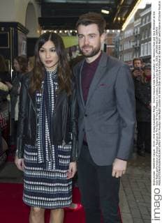 Doctor Faustus Gala Night London UK. Gemma Chan and Jack Whitehall at the Gala Night performance of Doctor Faustus at The Duke Of York s Theatre in London, England on April 25, 2016. LMK386-60226-260416 