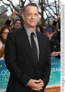 A Hologram For The King - UK film premiere London UK. Tom Hanks at A Hologram For The King - UK film premiere at the BFI Southbank, London on April 25th 2016. LMK73-60227-260416 