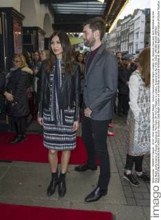 Doctor Faustus Gala Night London UK. Gemma Chan and Jack Whitehall at the Gala Night performance of Doctor Faustus at The Duke Of York s Theatre in London, England on April 25, 2016. LMK386-60226-260416 