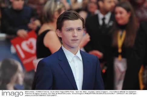 April 26, 2016 - England, United Kingdom - Tom Holland attends the European Premiere of Captain America: Civil War at Westfield London. United Kingdom - ZUMAs147