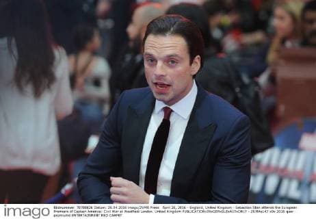 April 26, 2016 - England, United Kingdom - Sebastian Stan attends the European Premiere of Captain America: Civil War at Westfield London. United Kingdom - ZUMAs147