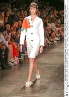 SAO PAULO, Brazil - 26 04 2016: SPFW SUMMER 2017 - The brand A.Brand made his debut at Fashion Week on Tuesday (26) with a collection inspired by Hawaii. The brand conversation with the audience who likes cheerful, light and desencanadas parts, but that brings information that is legal to use at the time.  BrunaxMarques