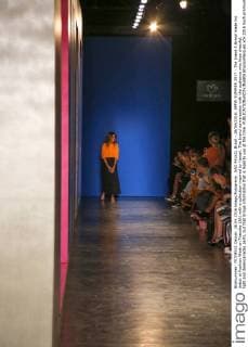 SAO PAULO, Brazil - 26 04 2016: SPFW SUMMER 2017 - The brand A.Brand made his debut at Fashion Week on Tuesday (26) with a collection inspired by Hawaii. The brand conversation with the audience who likes cheerful, light and desencanadas parts, but that brings information that is legal to use at the time.  BrunaxMarques
